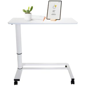 Produktbild für Beistelltisch hJh-OFFICE Stand II 830054, weiß, Holz / Metall