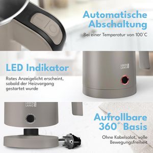 Produktbild für Wasserkocher LEBENLANG Reisekocher, khaki