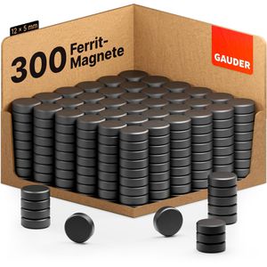 Magnete Gauder Ferrit, schwarz
