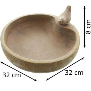 Produktbild für Vogeltränke Frank-Flechtwaren Terracotta, 580003, Ø 32 cm