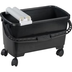 Produktbild für Fliesenwaschset kwb 178324, Eimer mit Rädern, 24 Liter