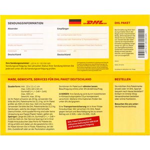 Produktbild für Paketmarke DeutschePost national, bis 20kg