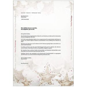 Produktbild für Weihnachtsbriefpapier Sigel DP250 Christmas Timber