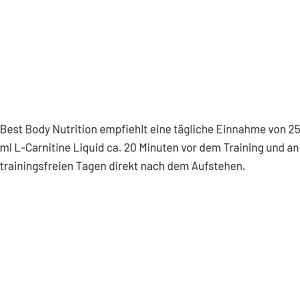 Produktbild für Aminosäuren Best-Body-Nutrition L-Carnitine, Liquid