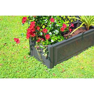Produktbild für Pflanzkasten KHW Czardas 47005 anthrazit