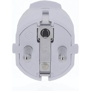 Produktbild für Schutzkontaktstecker as-Schwabe 62221, weiß