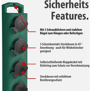 Produktbild für Steckdosenleiste Brennenstuhl Super-Solid SL554 5m