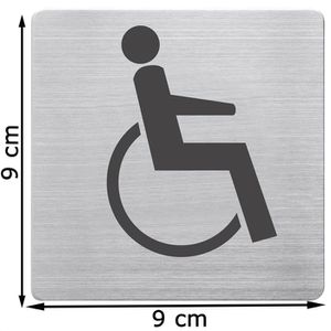 Produktbild für Hinweisschild Alco 450-4, Rollstuhl