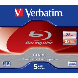 Produktbild für Blu-ray-Rohlinge Verbatim 43615, wiederbeschreibbar, BD-RE