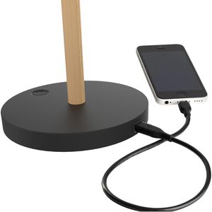 Produktbild für Schreibtischlampe Unilux Vicky, schwarz, LED, dimmbar