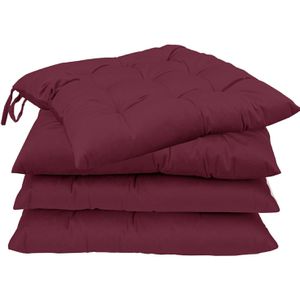 Stuhlkissen NatureMark bordeauxrot, für Außen