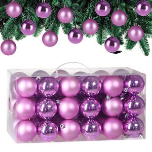 Produktbild für Weihnachtskugeln Deuba 107505, rosa