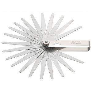 Produktbild für Fühlerlehre Helios-Preisser 0606133, aus Federstahl