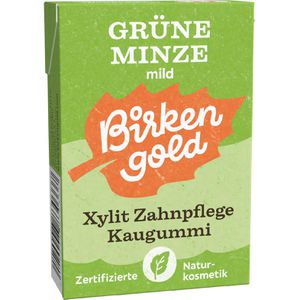 Kaugummis Birkengold Natur, Grüne Minze