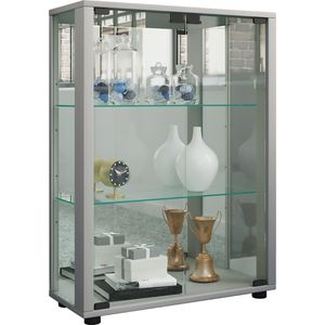 Produktbild für Glasvitrine VCM Sintalo, mit Spiegelrückwand, stehend