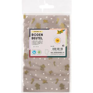 Produktbild für Geschenktüte Folia 491 Sterne &amp; Engel, transparent