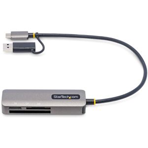 Produktbild für Kartenleser StarTech FCREADMICRO3V2, 3 in 1, USB &amp; USB-C 3.0