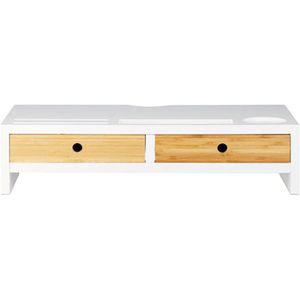 Monitorständer Relaxdays 10024204, Bambus