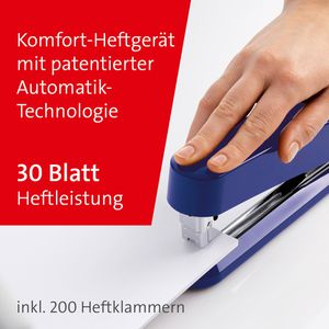 Produktbild für Heftgerät Novus B7A, Automatic 60-B703, inkl. 200 Heftklammern