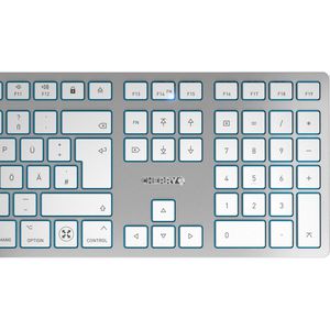 Produktbild für Tastatur CHERRY KW 9100 Slim JK-9110DE-1