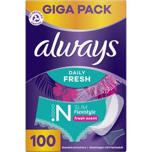 Produktbild für Slipeinlagen always Daily Fresh Slim Flexistyle