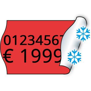 Produktbild für Preisetiketten Böttcher-AG rot, 26 x 16 mm