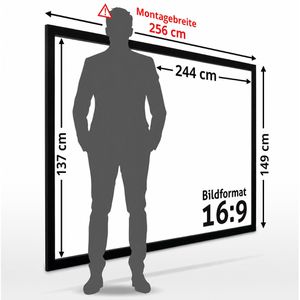 Produktbild für Beamer-Leinwand ESMART Professional MIRALE