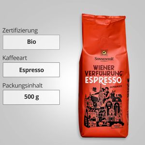 Produktbild für Kaffee Sonnentor Wiener Verführung Espresso, BIO