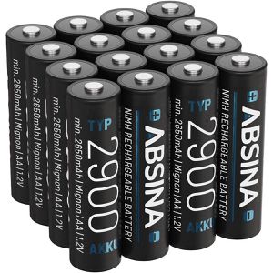 Produktbild für Akku Absina 1,2 V, 2650 mAh