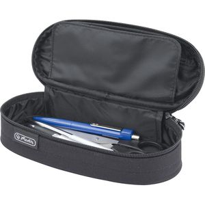 Herlitz Faulenzer Pencil Case – 22 Cm School Bag Style, Driven Design, Polyester, 1 Large Zip Compartment