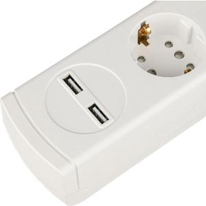 Produktbild für Steckdosenleiste Kopp DUOversal plus, 1,4m Kabel