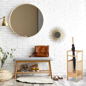 Produktbild für Schirmständer Relaxdays braun