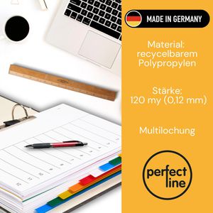 Produktbild für Register perfect-line A4, blanko