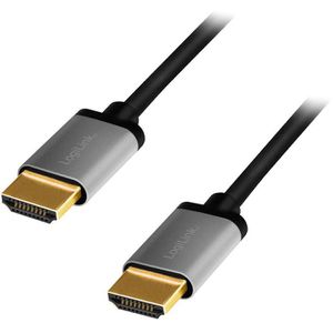 HDMI-Kabel LogiLink CHA0100 HDMI 2.0, vergoldete Stecker