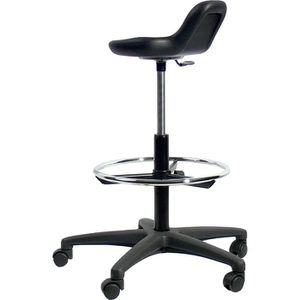 Produktbild für Arbeitsstuhl Topsit IND000004, schwarz