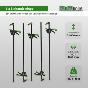 Produktbild für Einhandzwinge Trutzholm 7026