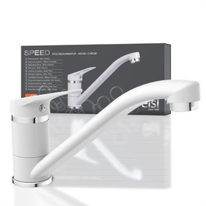 Produktbild für Küchenarmatur EISL SPEED, weiß / chrom