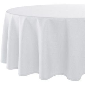Produktbild für Tischdecke Delindo Wien, weiß, Ø 160 cm