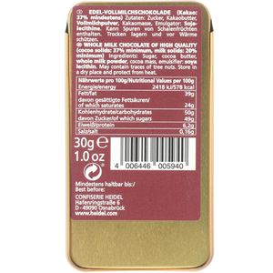 Heidel Gold Credit Card Milk Chocolate, 1.0 oz
