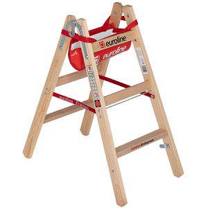 Produktbild für Stehleiter Euroline Nr. 10504, 1050403, beidseitig begehbar