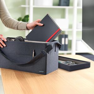 Produktbild für Laptoptasche Leitz Desk Sharing, 67230089 samtgrau