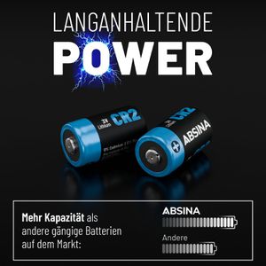 Produktbild für Fotobatterie Absina Lithium CR2