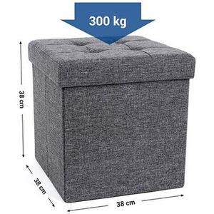 Produktbild für Sitzhocker Songmics mit Stauraum, bis 300 kg