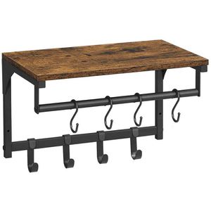 Wandgarderobe Vasagle LCR103B01, Metall / Holz