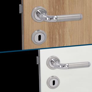 Produktbild für Drückergarnitur Alpertec Fair VI-R BB