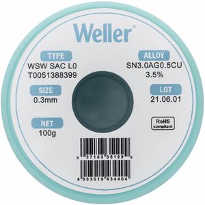 Produktbild für Lötzinn Weller T0051388399, Flussmittel, bleifrei