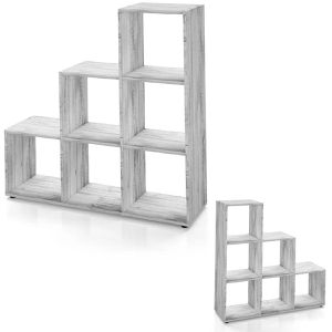 Produktbild für Bücherregal Vicco 80702, grau