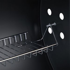 Produktbild für Holzkohlegrill Relaxdays 10030690, Grillwagen mit Rädern