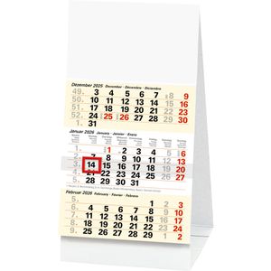 Tischkalender Brunnen 1070211006, Jahr 2026