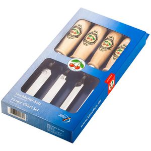 Stechbeitel Kirschen 1181000, handgeschmiedet, 4-teiliges Set